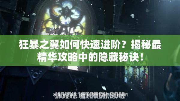 狂暴之翼如何快速进阶？揭秘最精华攻略中的隐藏秘诀！