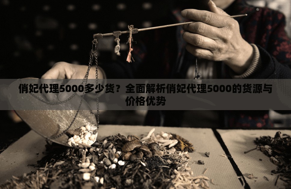 俏妃代理5000多少货？全面解析俏妃代理5000的货源与价格优势