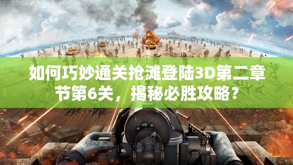 如何巧妙通关抢滩登陆3D第二章节第6关，揭秘必胜攻略？
