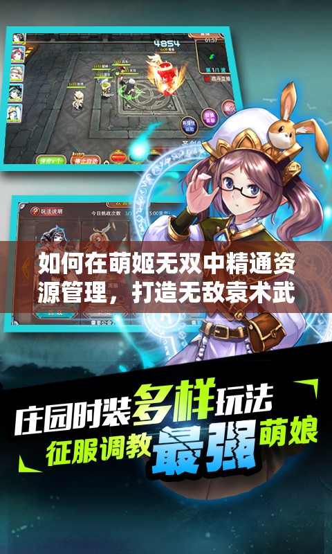 如何在萌姬无双中精通资源管理，打造无敌袁术武将攻略？