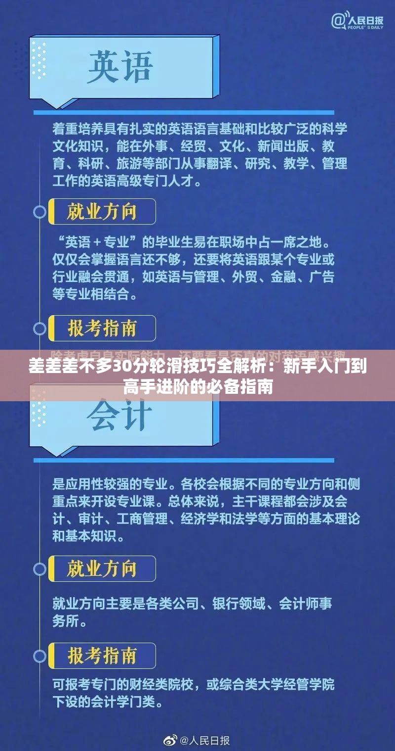 差差差不多30分轮滑技巧全解析：新手入门到高手进阶的必备指南