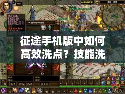 征途手机版中如何高效洗点？技能洗点攻略大揭秘！