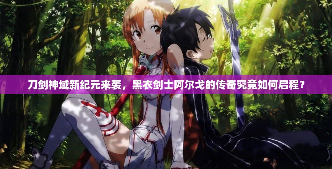 刀剑神域新纪元来袭，黑衣剑士阿尔戈的传奇究竟如何启程？
