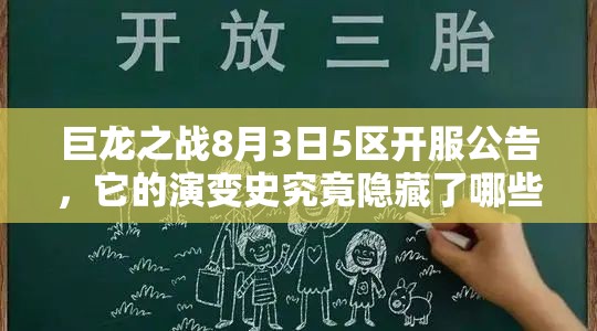 巨龙之战8月3日5区开服公告，它的演变史究竟隐藏了哪些不为人知的秘密？