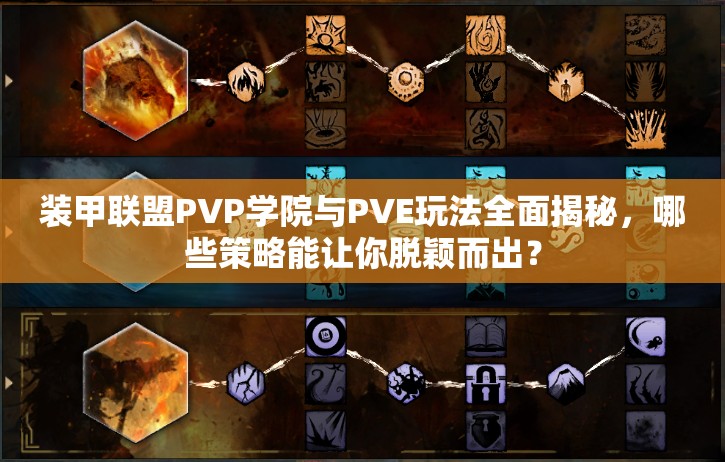 装甲联盟PVP学院与PVE玩法全面揭秘，哪些策略能让你脱颖而出？