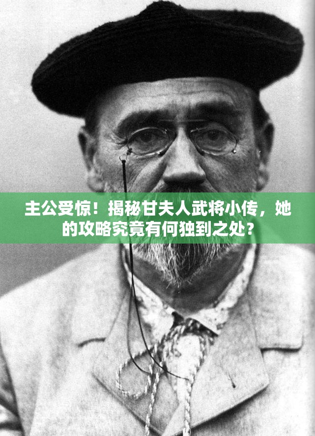 主公受惊！揭秘甘夫人武将小传，她的攻略究竟有何独到之处？