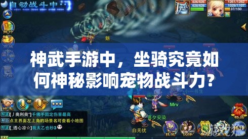 神武手游中，坐骑究竟如何神秘影响宠物战斗力？