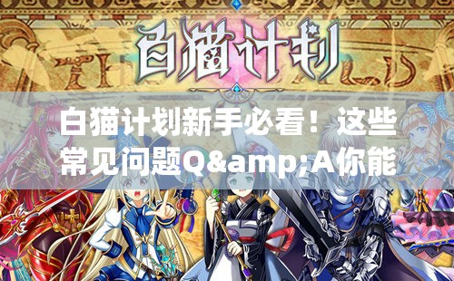 白猫计划新手必看！这些常见问题Q&A你能答对几个？